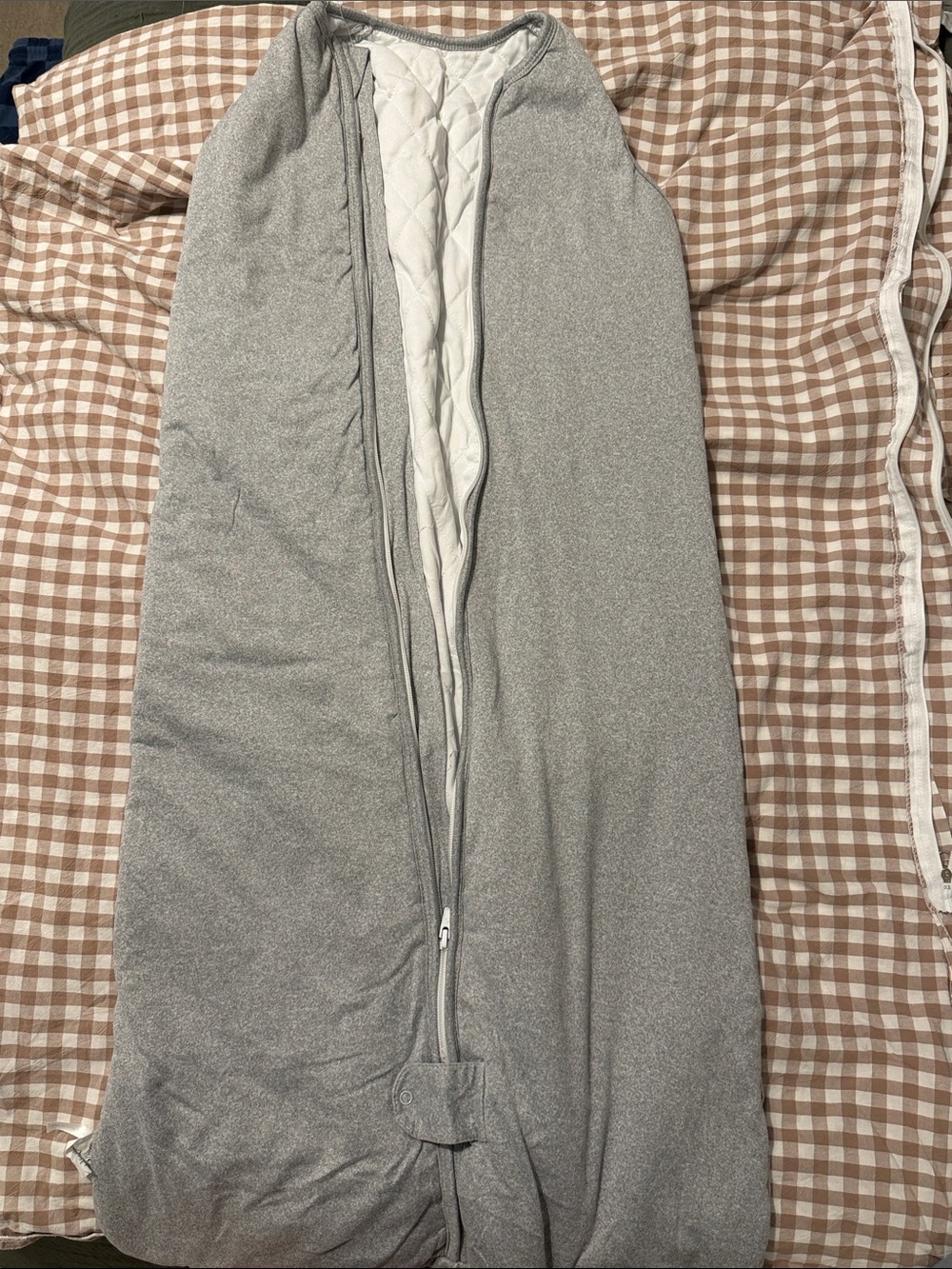 Amazon Kids Gray Quilted-Lined Sleep Sack